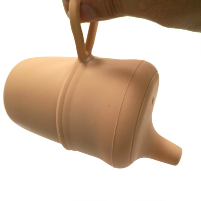 অবিচ্ছেদ্য BPA Phthalate বিনামূল্যে Sippy কাপ শিশুর সিলিকন Sippy কাপ ঢাকনা