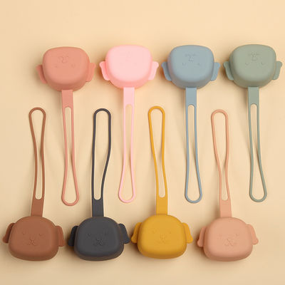 একটি সুন্দর শিশুর সিলিকন পণ্য কুকুরছানা আকৃতির মধ্যে Dishwasher নিরাপদ ছাঁচনির্মাণ